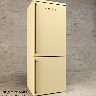 SMEG_FA800PO: Sleek and Stylish Oven 3D model image 1 