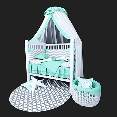 Dreamland Kids Bed 3D model image 1 