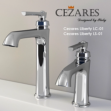 Elegant Cezares Liberty Faucet 3D model image 1 