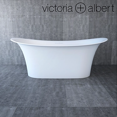 Luxurious Toulouse Bathtub by Victoria + Albert 3D model image 1 