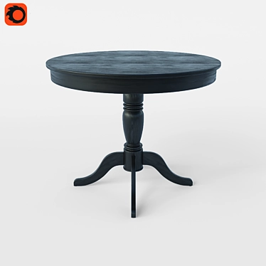 Flamingo Round Table - Stylish and Space-Saving 3D model image 1 