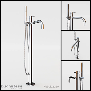 Bugnatese Kobuk 2260: Stylish Floor Standing Mixer 3D model image 1 