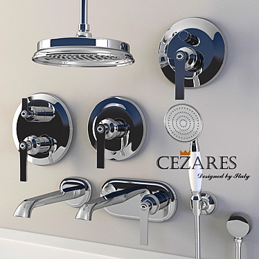 Cezares Liberty Built-in Sanitary Ware Set 3D model image 1 