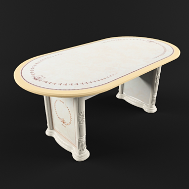 Modern Dining Table in Chicago 3D model image 1 