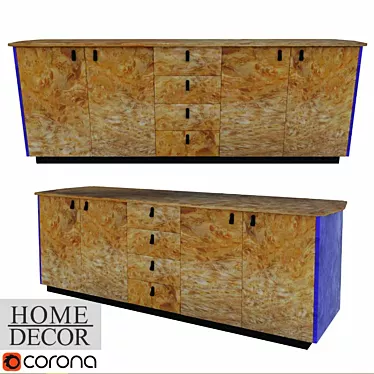 Modern Chest of Home Decor 3D model image 1 