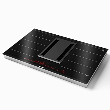 BOSCH Venting Cooktop: Sleek, Efficient & Space-Saving 3D model image 1 