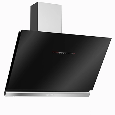 Sleek Bosch Wall Hood 3D model image 1 