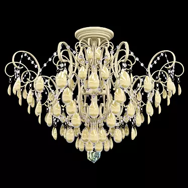 Classic Ceiling Chandelier 3D model image 1 