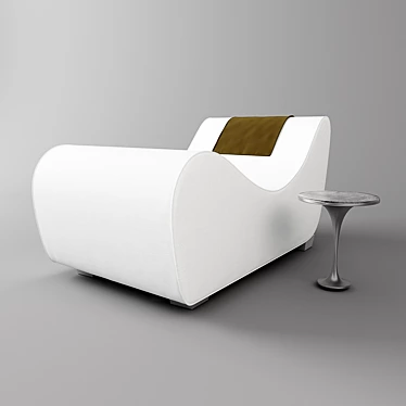 Italian Spa Bed: Ultimate Relaxation 3D model image 1 