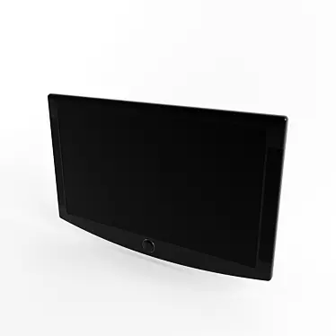 Sleek Render-Ready TV 3D model image 1 