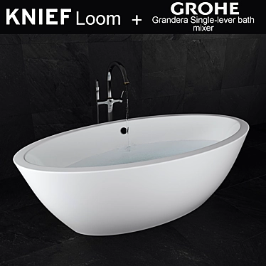 Luxury Bath Set: Knief Loom + Grohe Grandera 3D model image 1 