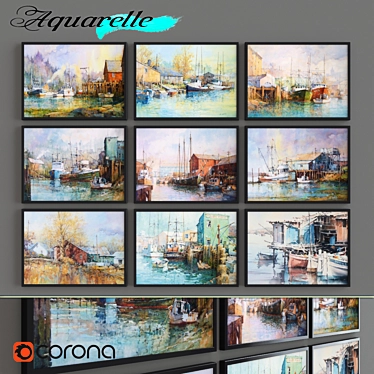 Aquarelle Artworks - Part 13 3D model image 1 