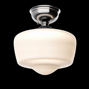 Modern Elegance: Minka-Lavery Semi Flush 3D model image 1 