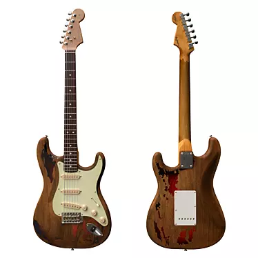 Ultimate Precision: Fender Custom Strat 3D model image 1 