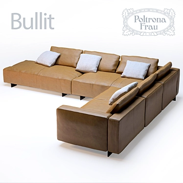 Bullit Corner Sofa Set: Comfort and Style 3D model image 1 