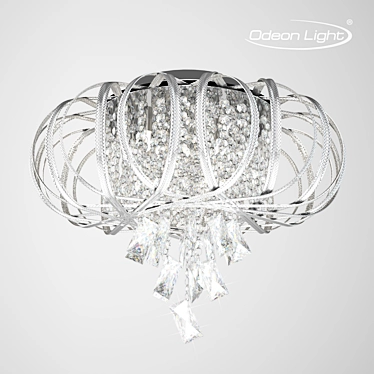 Opulent Udessa Chandelier 3D model image 1 