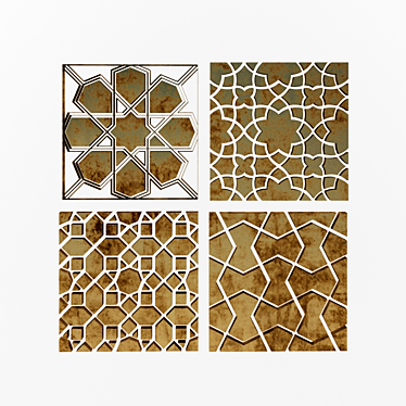 Elegant Iranian 3D Panel 3D model image 1 