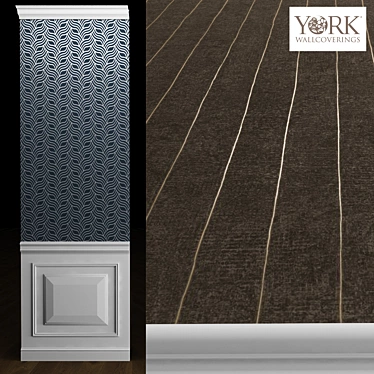 York Dazzling Dimensions: American Wallpaper 3D model image 1 