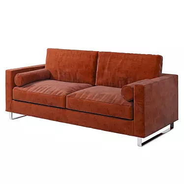 Elegant Da Vinci Sofa 3D model image 1 