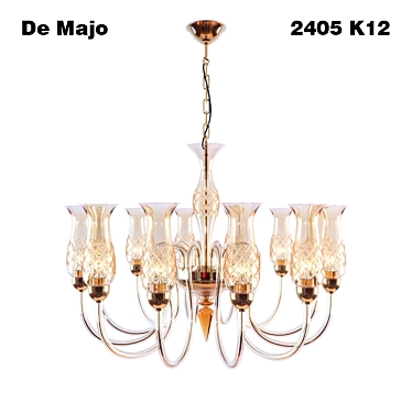 Elegant DeMajo Pendant Light 3D model image 1 