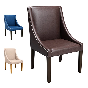 Elegant Katrin Chair: Comfort and Style 3D model image 1 