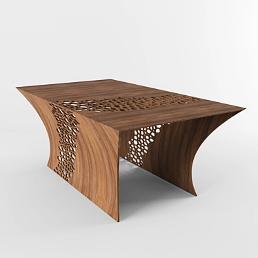 Contemporary Minimalist Coffee Table 3D model image 1 