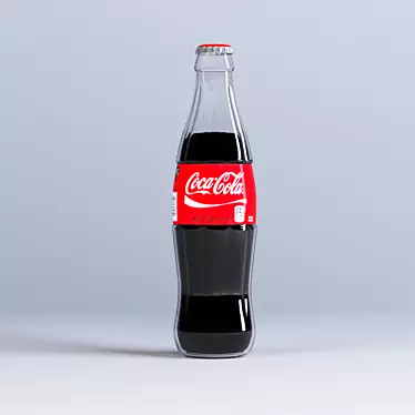 Classic Coca-Cola Bottle 250ml 3D model image 1 