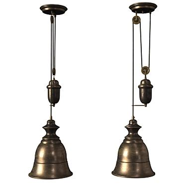 Farmhouse 1 Light Oiled Bronze Ceiling Standard Pendant