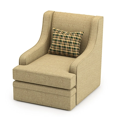 Reagan Swivel Glider - Stylish and Comfortable 3D model image 1 