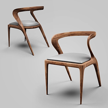 Elegant Salma Chair by Camus 3D model image 1 