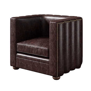 Vintage Loft Club Chair - Home Concept 3D model image 1 