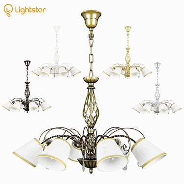 Elegant Esedra Lightstar Pendant 3D model image 1 