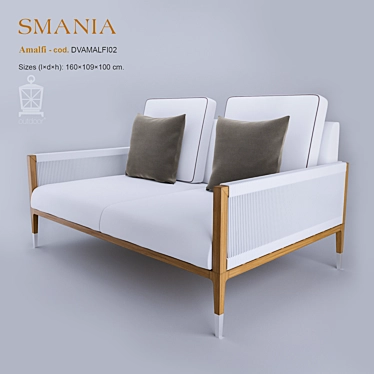 Smania Amalfi Outdoor Sofa 3D model image 1 