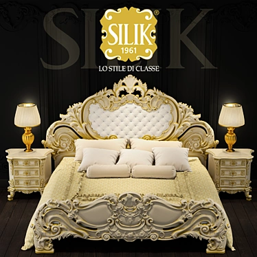 Classic Silik Olimpia Bed 3D model image 1 