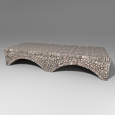 Stone Bridge 3D model image 1 