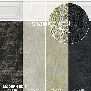 Modern Edit Shaw Contract Carpet 3D model image 1 