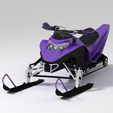 Arctic Cruiser Snowmobile 3D model image 1 