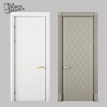 Gabby V Interior Door: Stunning Craftsmanship & Elegant Design 3D model image 1 