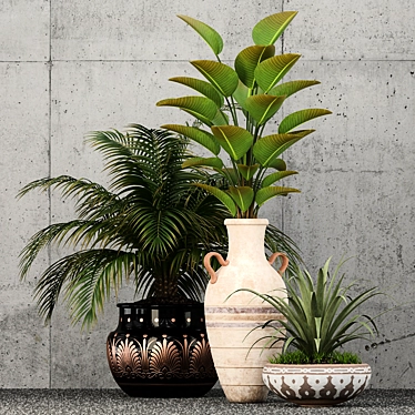 Greenery Galore: Stunning Plants Collection 3D model image 1 