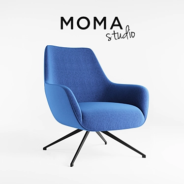 Modern Mary Land Armchair - Chic and Comfortable 3D model image 1 