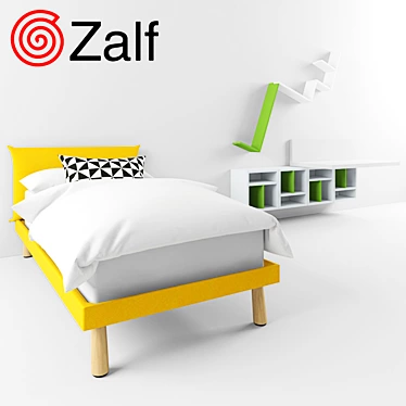 Zalf Kids Bed 3D model image 1 