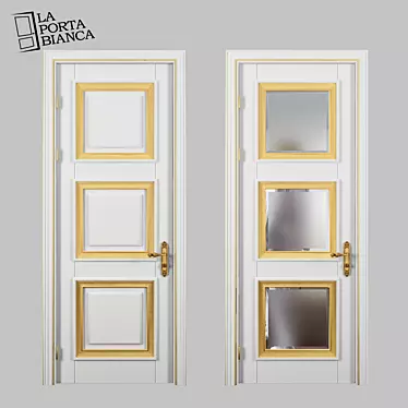 Agata A: Elegant Interior Door 3D model image 1 