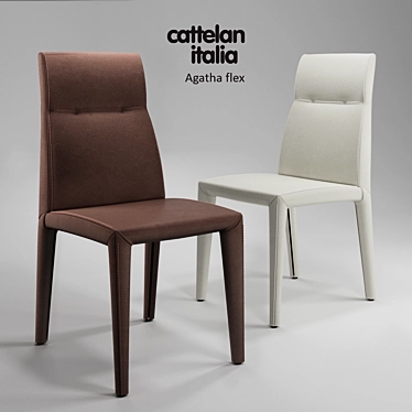 Agatha Flex Chair by Cattelan Italia 3D model image 1 