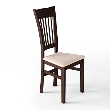 Classic Oak Chair 2011 | Elegant Design 3D model image 1 