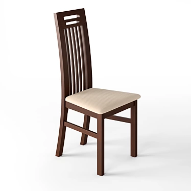 Oak Classic Chair - Elegant Design and Superior Craftsmanship 3D model image 1 