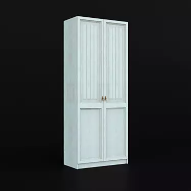 Ameli Cabinet HOFF - Stylish Provence Oak Wardrobe 3D model image 1 