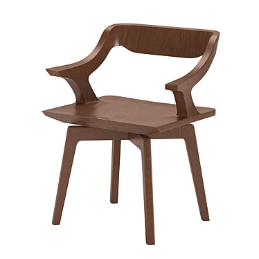 Stellar Works Legacy Vito Chair 3D model image 1 