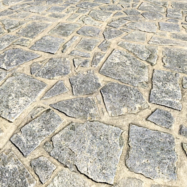 CobbleStone Corona Material: 4k Textures 3D model image 1 