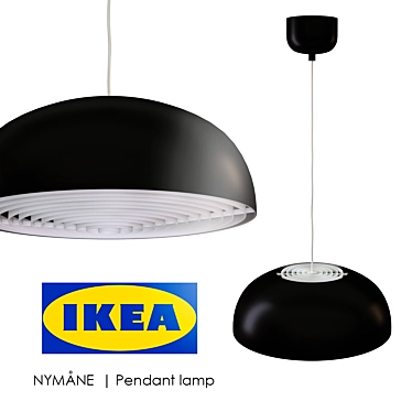 Sleek NYMÅNE Pendant Lamp 3D model image 1 