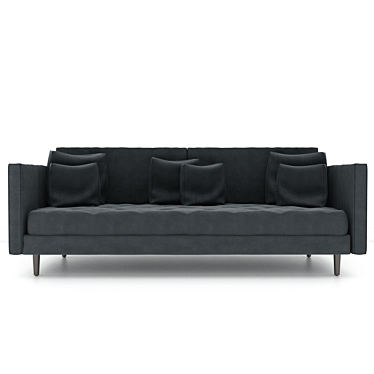 Elegance in Motion: Sofa-01 3D model image 1 